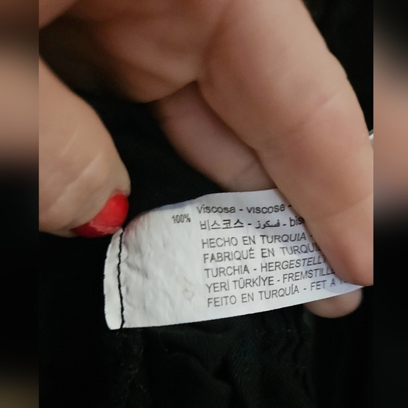 ZARA Smocked peplum top in Black. Size M - Picture 8 of 12